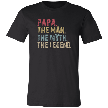 PAPA The Man The Myth The Legend Black