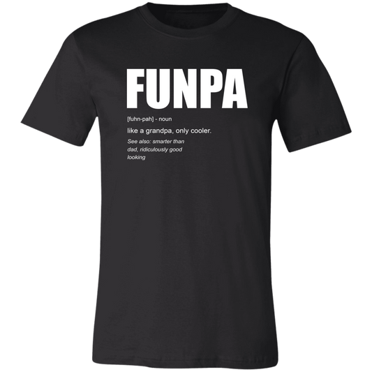 FUNPA Like A Grandpa Only Cooler Grandpa T-shirt Black