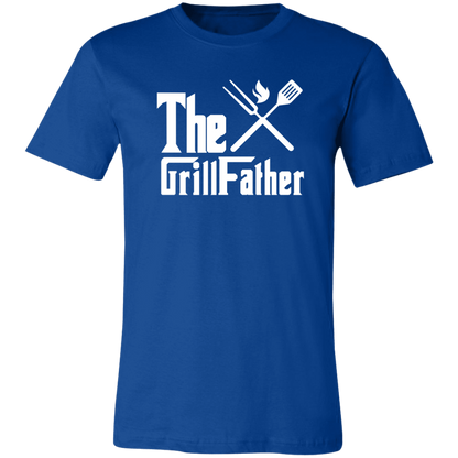The GrillFather Dads BBQ T-Shirt Grill Father True Royal
