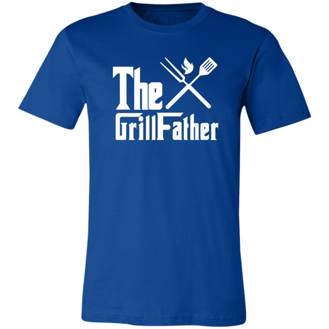 Image of The GrillFather Dads BBQ T-Shirt Grill Father - Love Family & Home