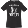 Father And Daughter Riding Partners For Life Infant Jersey T-Shirt - Love Family & Home