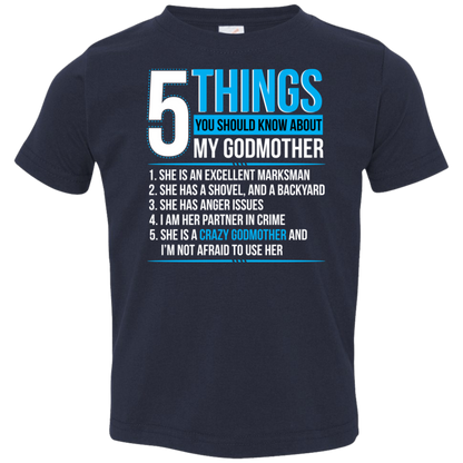5 Things You Should Know About My Crazy Godmother T-Shirt Navy