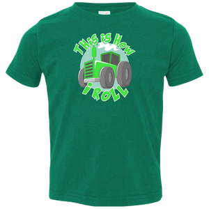 This Is How I Roll Tractor T-Shirt For Kids, Toddler Tractor Shirt