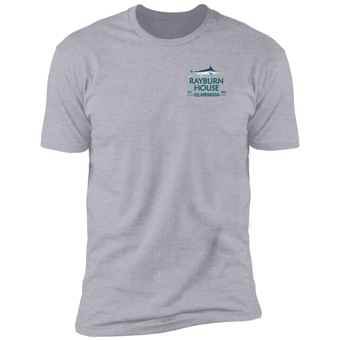 Rayburn House EST 1968 T-Shirt Z61 Premium Heather Grey