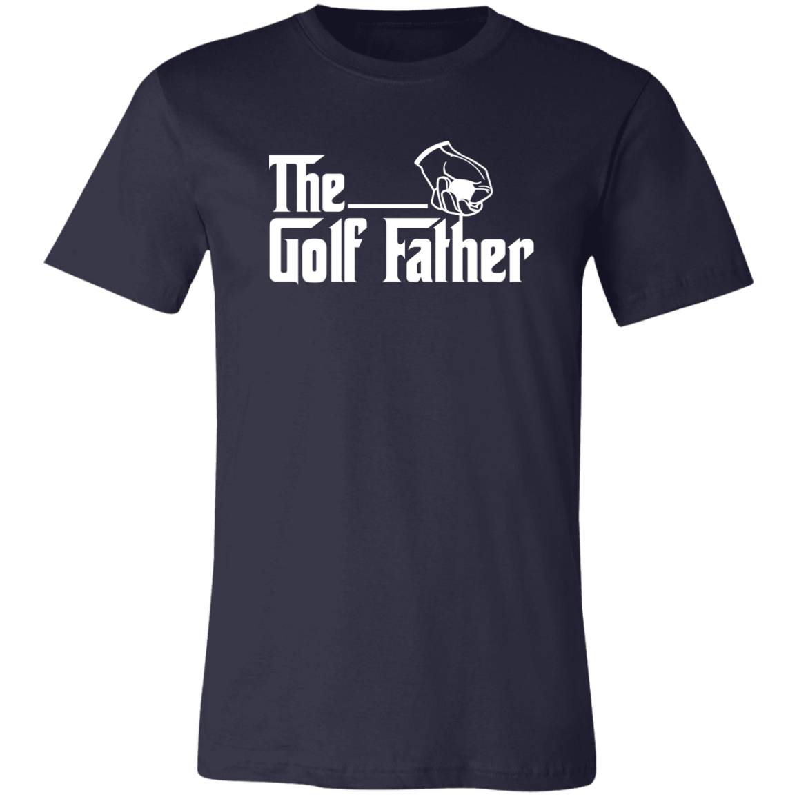The Golf Father T-Shirt For Golfing Dads Navy
