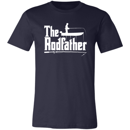 The Rodfather T-Shirt Fishing Dad Navy