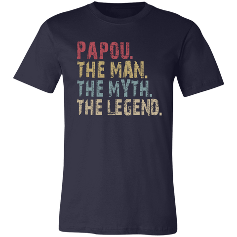 Image of Papou The Man The Myth The Legend T-Shirt - Love Family & Home