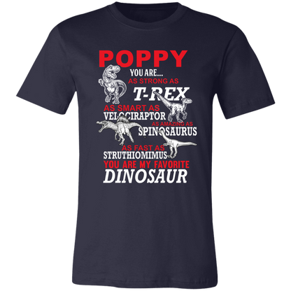 Poppy You Are My Favorite Dinosaur T-Shirt Navy