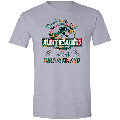 Don't Mess With Auntiesaurus Sport Grey