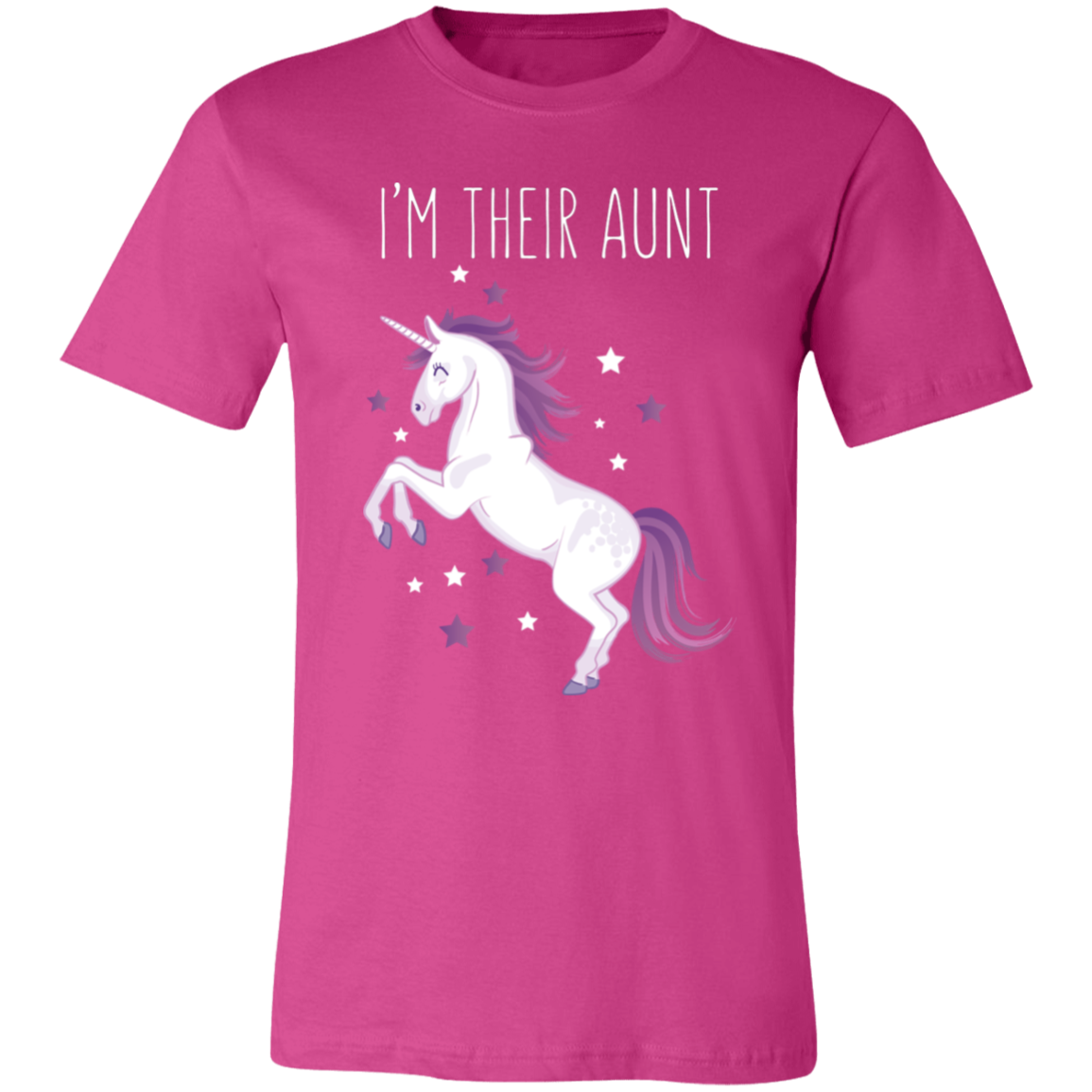 I’m Their Aunt Unicorn T-Shirt Berry