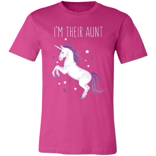 I’m Their Aunt Unicorn T-Shirt Berry