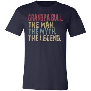 Custom Grandpa Bull - Love Family & Home