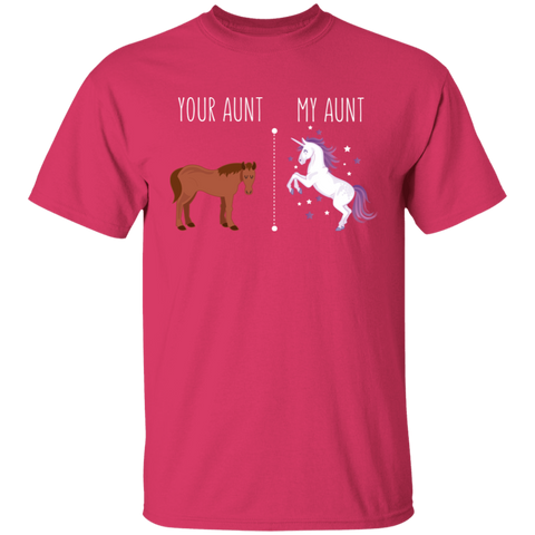 Your Aunt My Aunt Horse Unicorn Youth T-Shirt - Love Family & Home