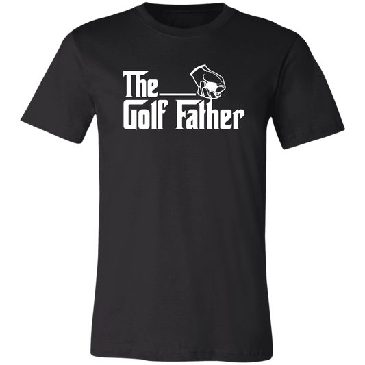 The Golf Father T-Shirt For Golfing Dads Black