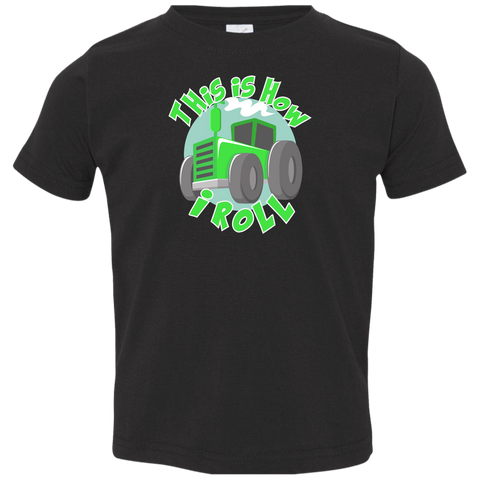 Image of This Is How I Roll Tractor T-Shirt For Kids, Toddler Tractor Shirt