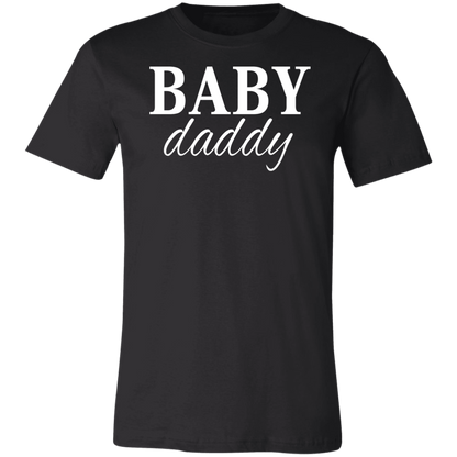 Baby Daddy T-Shirt, Gift For Dad - 3001 Black