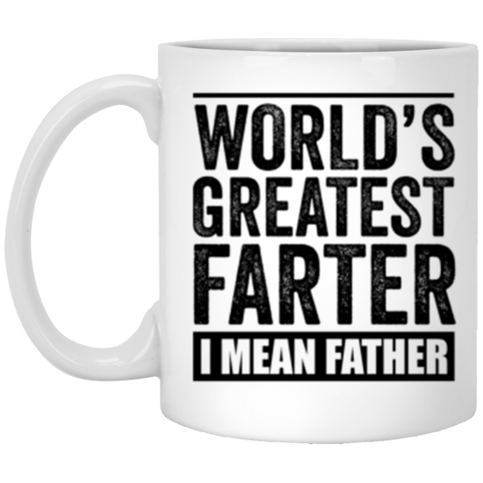 World's Greatest Farter 11 oz. White Mug White One Size