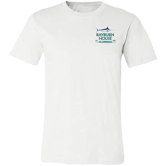 Rayburn House EST 1968 T-Shirt Islamorada Florida Bloodline White