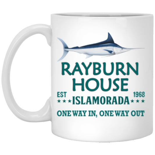 Rayburn House EST 1968 Islamorada Florida 11 oz. White Mug White One Size
