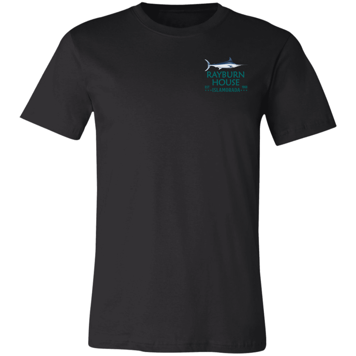 Rayburn House EST 1968 T-Shirt Islamorada Florida Bloodline Black