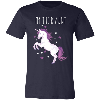 I’m Their Aunt Unicorn T-Shirt Navy