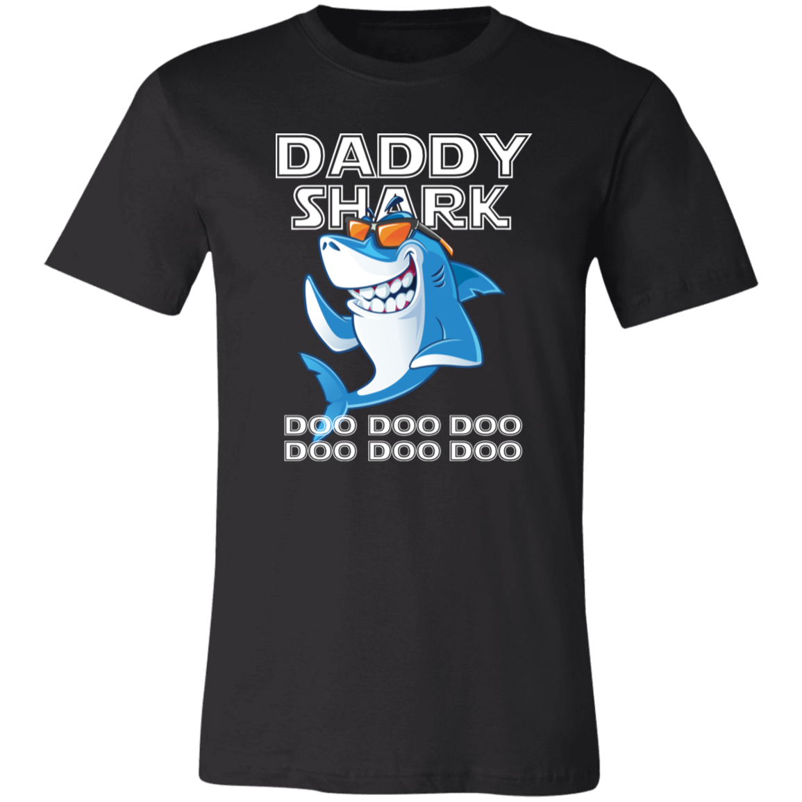 Daddy Shark Shirt Doo Doo Doo Doo Doo Doo! Shark T-shirt Black