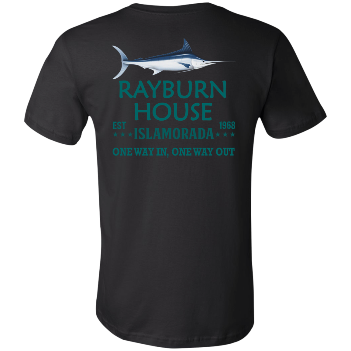 Rayburn House EST 1968 T-Shirt Islamorada Florida Bloodline