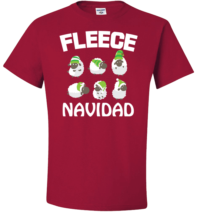 Fleece Navidad Standard Fit T Red