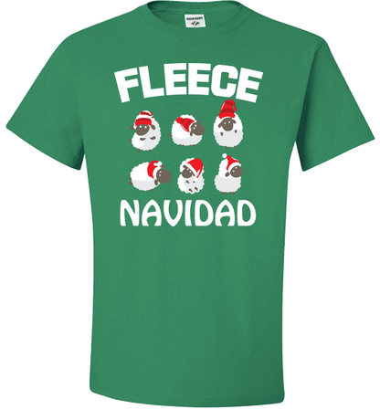 Fleece Navidad Standard Fit T Green