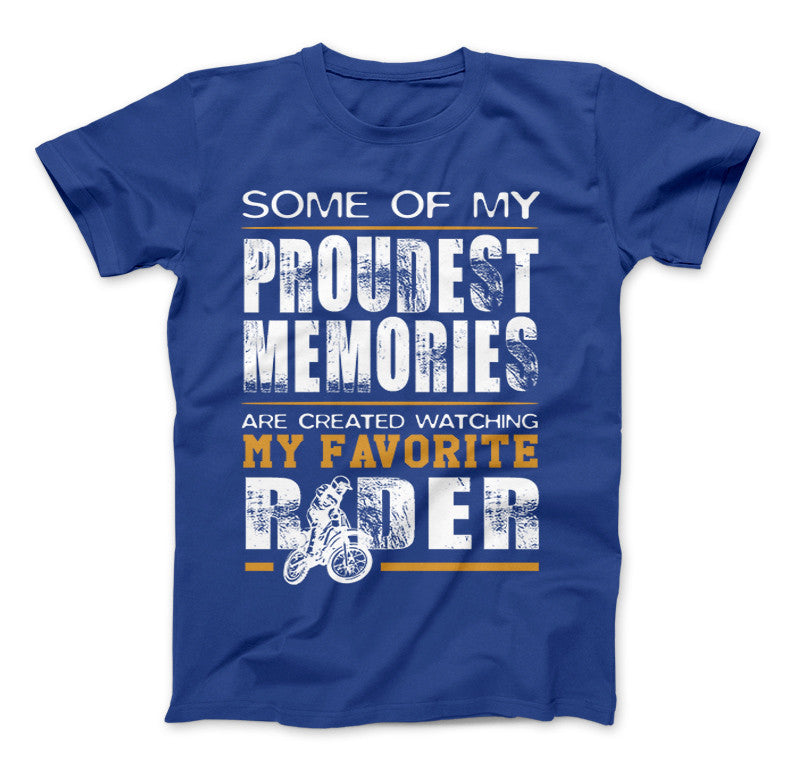 Watching My Favorite Rider T-Shirt For Dirt Bike Parents Royal Standard T
