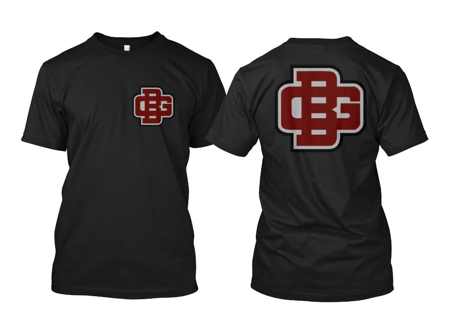 Bell Gardens California Lancers Logo T-Shirt Black Standard T