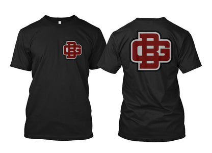 Bell Gardens California Lancers Logo T-Shirt Black Standard T