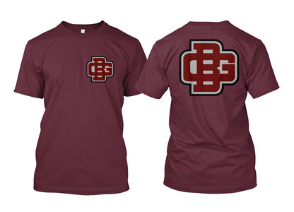Bell Gardens California Lancers Logo T-Shirt Maroon Standard T
