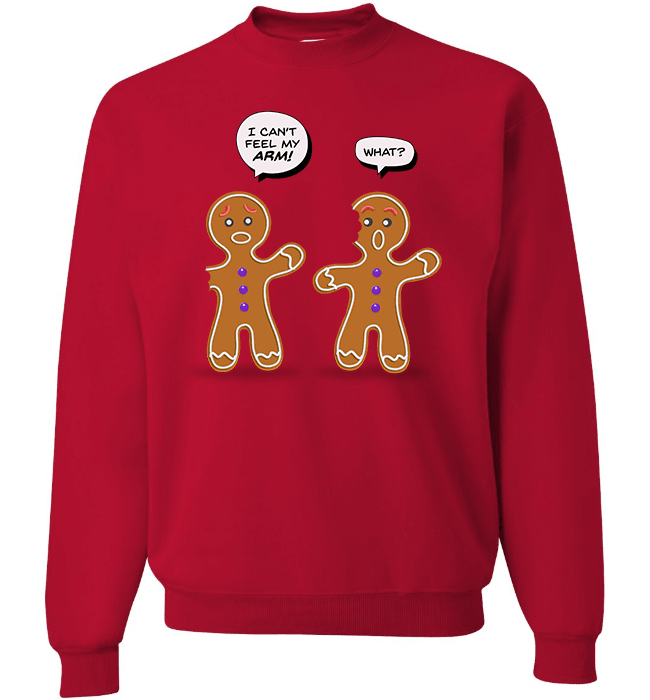 Gingermen Long Sleeve Crewneck Red