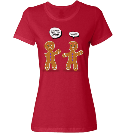 Gingermen Ladies T Red
