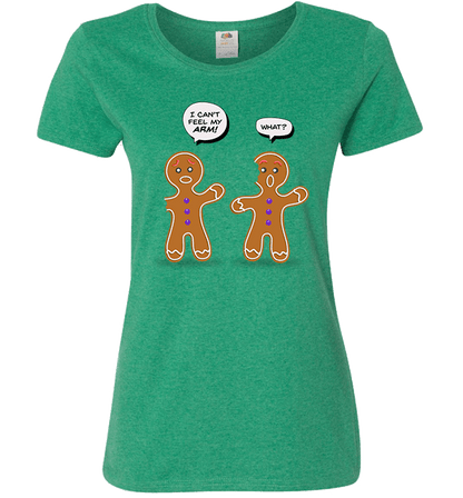 Gingermen Ladies T Green