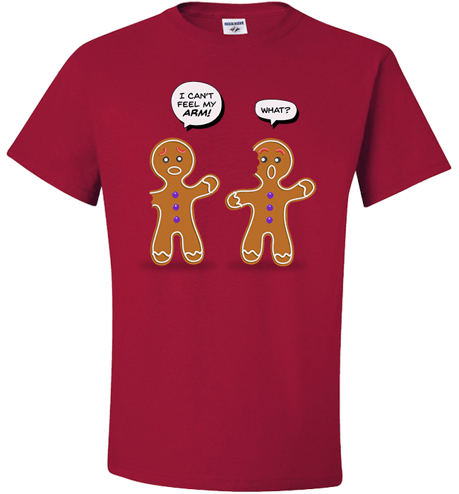 Gingermen Standard Fit T Red