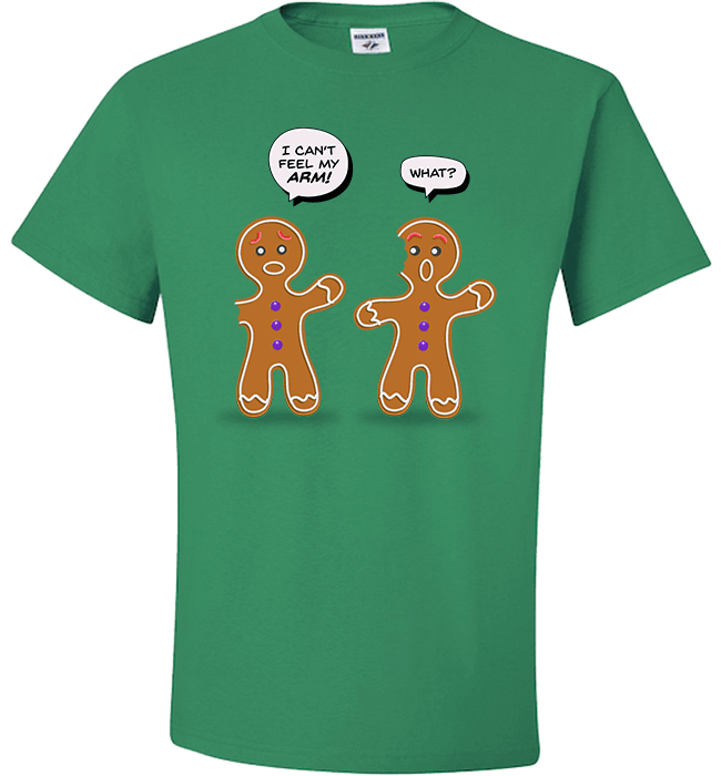 Gingermen Standard Fit T Green
