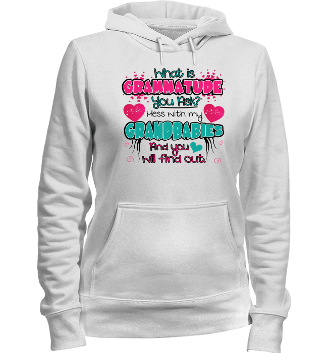 Grammatude T-Shirt & Apparel Hoodie White