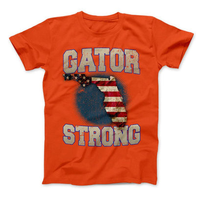 Gator Strong Florida Limited Edition Print T-Shirt & Apparel Standard T Orange