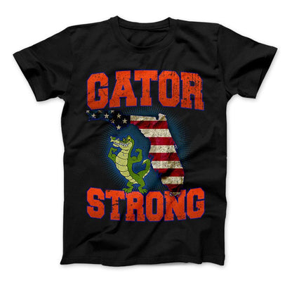 Gator Strong Florida Special Gator Limited Edition Print T-Shirt & Apparel Standard T Black