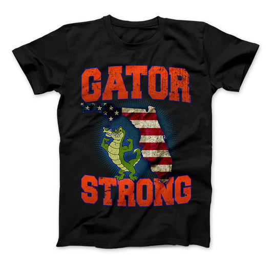 Gator Strong Florida Special Gator Limited Edition Print T-Shirt & Apparel Standard T Black