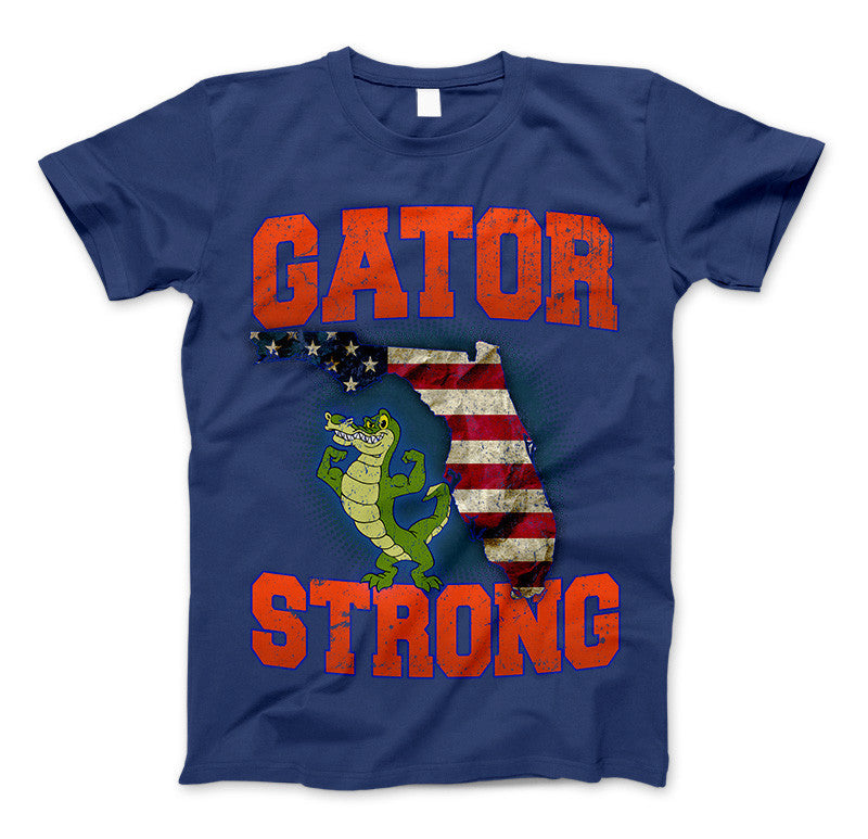 Gator Strong Florida Special Gator Limited Edition Print T-Shirt & Apparel Standard T Royal