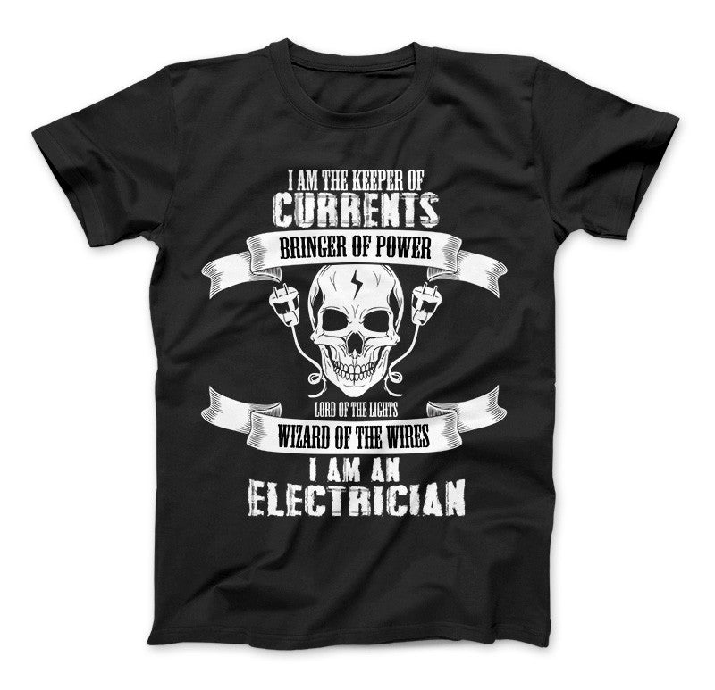I Am An Electrician T-Shirt Standard T Black