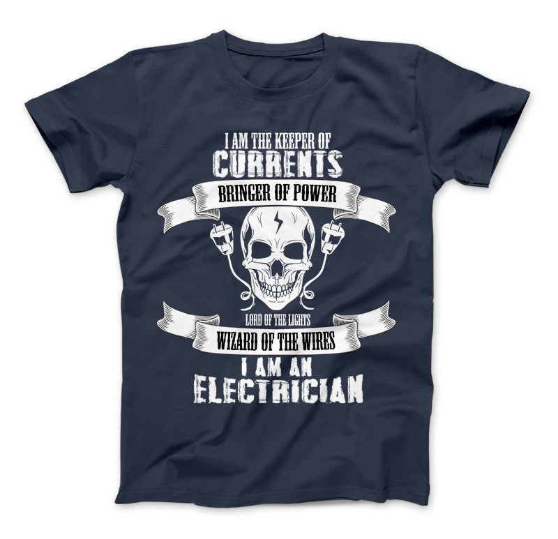 I Am An Electrician T-Shirt Standard T Navy