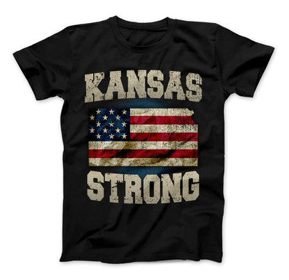 Kansas Strong Limited Edition Print T-Shirt & Apparel Standard T Black