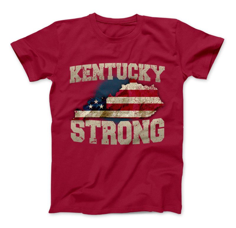 Kentucky Strong State T-Shirt Standard T Red