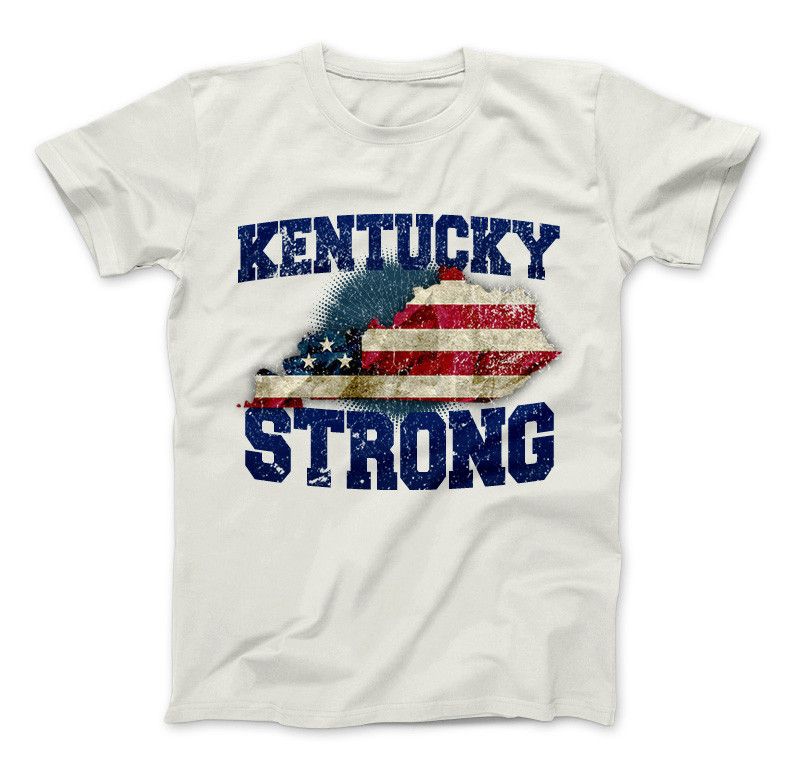 Kentucky Strong State T-Shirt Standard T White