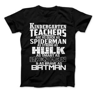 Kindergarten Teachers Superhero Family T-Shirt For Super Teachers - Love Family & Home