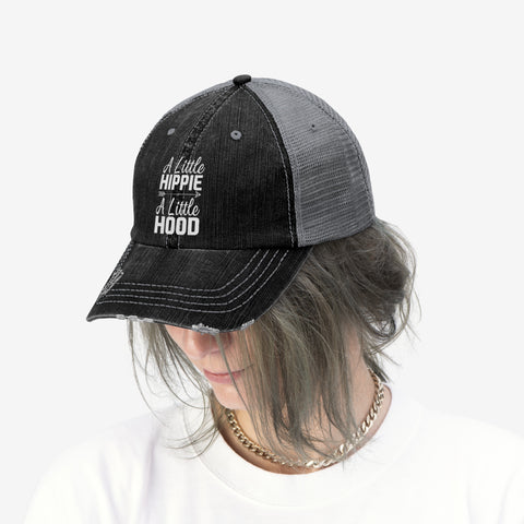 Image of A Little Hippie A Little Hood Distressed Cap - Love Family & Home